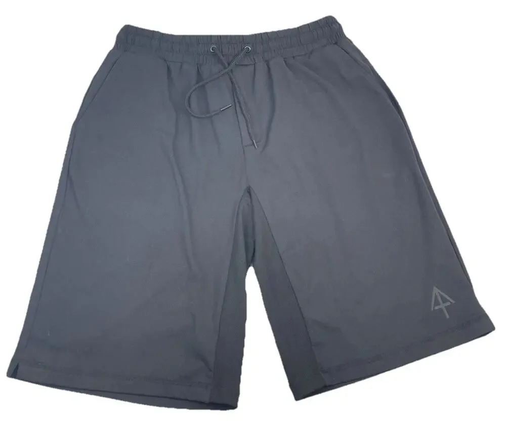Arrowhead Tactical Men's Performance Drawstring Stretch Waist Shorts Black • 2XL